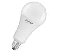 OSRAM LED Star Classic A200, lámpara LED esmerilada en forma de bombilla, casquillo E27, blanco cálido (2700K), 3452 lúmenes, reemplazo para bombillas convencionales de 200W, paquete de 4