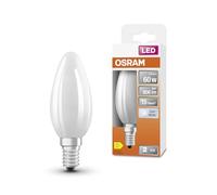 OSRAM LED Star Classic LED-Lampe in klassischer Minikerzenform, weiß, kaltweißes Licht (4000 K) mit 5.5W / 806 lm, aus gefrostetem bleifreiem Glas, E14 Sockel, IP20, EEK D, 35 mm Durchmesser.