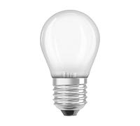OSRAM LED Star Classic P, casquillo: E27, no regulable, blanco cálido, 2700 K, 4 W, reemplazo para bombilla incandescente de 40 W, esmerilado,LED Retrofit CLASSIC P, paquete de 3 x 2