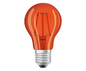OSRAM LED STAR DECO CLASSIC A Bombilla LED, Casquillo E27, Azul, 3000 K, 2,50 W, Equivalente a 15Wro, Azul