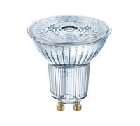 OSRAM LED Star PAR16, Base: GU10, no regulable, blanco cálido, 2700 K, 2,60 W, reemplazo para lámpara reflectora de 35 W, LED STAR PAR16, paquete de 3 x 2