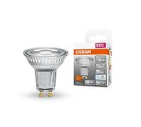 OSRAM LED Star PAR16 Lámpara reflectora de 50 LEDs con ángulo de haz de 36 grados, base GU10, blanco luz diurna (6500K), reemplazo para lámparas spot convencionales de 50W, paquete de 1