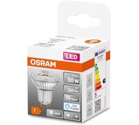 OSRAM LED Star PAR16 Lámpara reflectora de 50 LEDs con ángulo de visión de 36 grados, base GU10, blanco luz diurna (6500K), reemplazo para lámparas convencionales de 50W, paquete de 6