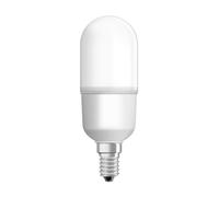Osram LED STAR STICK Bombilla LED , Casquillo E14 , 4000 K , 8 W , Equivalente a 60W , mate , Blanco frío [Clase de eficiencia energética F]