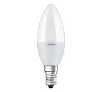 OSRAM LED STAR Vela FR 60 no regulable 7W 2700K Blanco cálido E14 Lote de 6 unidades
