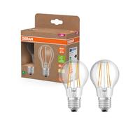 OSRAM LED Superstar Classic LED-Lampe A 60 in klassischer Kolbenform, klarer Glaskörper, 3.8 W, 806 lm, E27 Fassung, warmweißes Licht mit 2700 K, EEK A, 60 mm Durchmesser, 2er-Pack