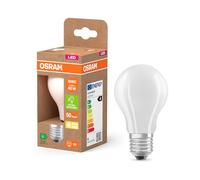 OSRAM LED Superstar Classic Lámpara LED A 60 en forma de bombilla clásica de vidrio esmerilado, 3,8 W, 806 lm, casquillo E27, 2700 K para luz blanca cálida, EEK A, 60 mm de diámetro.