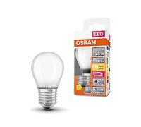 OSRAM LED SUPERSTAR PLUS CLASSIC P FILAMENT P-Form LED-Lampe Bleifreies Glas Matt 2,2 W (ex 25 W) 300 lm Warmweiß 2700 K Dimmbar 15000 h Energieeffizienzklasse: D CRI: 90