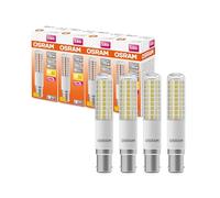 OSRAM LED Superstar Special T SLIM, Lámpara LED especial delgada regulable, casquillo B15d, blanco cálido (2700K), Sustitución de la lámpara convencional de 75W, paquete de 4