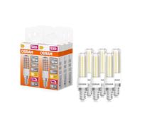 OSRAM LED Superstar Special T SLIM, Lámpara LED especial delgada regulable, casquillo E14, blanco cálido (2700K), sustituye a la lámpara convencional de 60W, paquete de 6