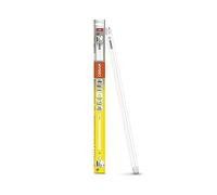 OSRAM LED TUBE T8 15 EM 438 mm, tubo LED lineal, 5.4W, 585lm, 3000K, luz blanca cálida, reemplazo LED para tubos fluorescentes T8 con casquillo G13, larga vida, optimo consumo de energía
