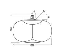 Lámpara LED vintage de 1906, Big Elipse 6, magnéti 4058075836440
