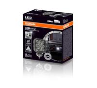 OSRAM LEDDL109-WD Faro de luz de marcha atras LED con aprobación ECE, Luces de conducción LED en forma cuadrada, Set de 1