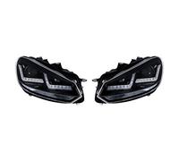 Osram LEDHL102-BK RHD Faros LED. Adecuado para vehículos con volante a la derecha (modelo UK), Negro, Set de 2