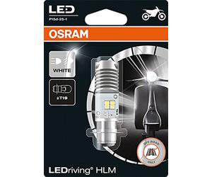 OSRAM LEDriving HLM T19 (M5) - no ECE, Lámpara LED para faros de motocicletas, Blanca 6000K, LED Retrofit, sólo para uso offroad (1 lámpara)