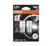OSRAM LEDriving® SL, ≜ P21 / 5W, rojo, lámparas LED de señalización, solo uso todoterreno, no ECE, blister doble
