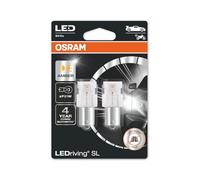OSRAM LEDriving® SL, ≜ P21W, ámbar, lámparas LED de señalización, solo uso todoterreno, no ECE, blister doble