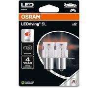 OSRAM LEDriving SL, P21W, Rojo, Doble Blíster (2 lámparas), LED Retrofit, solo uso todoterreno
