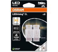 OSRAM LEDriving SL, P27/7W, Ámbar, Doble Blíster (2 lámparas), LED Retrofit, solo uso todoterreno
