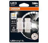 OSRAM LEDriving® SL, ≜ P27 / 7W, ámbar, lámparas LED de señalización, solo uso todoterreno, no ECE, blister doble