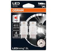 OSRAM LEDriving® SL, ≜ P27 / 7W, rojo, lámparas LED de señalización, solo uso todoterreno, no ECE, blister doble