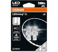 OSRAM LEDriving SL, W16W, Blanco 6000K, Doble Blíster (2 lámparas), LED Retrofit, solo uso todoterreno