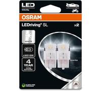 OSRAM LEDriving SL, W21/5W, Blanco 6000K, Doble Blíster (2 lámparas), LED Retrofit, solo uso todoterreno