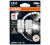 OSRAM LEDriving® SL, ≜ W21 / 5W, rojo, lámparas LED de señalización, solo uso todoterreno, no ECE, blister doble