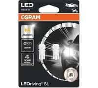 OSRAM LEDriving SL, W5W, Ámbar, Doble Blíster (2 lámparas), LED Retrofit, solo uso todoterreno