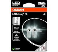 OSRAM LEDriving SL, W5W, Blanco 6000K, Doble Blíster (2 lámparas), LED Retrofit, solo uso todoterreno