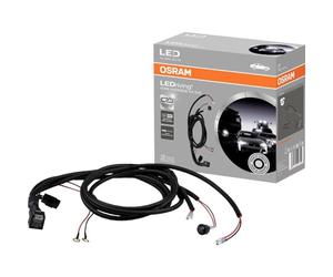OSRAM LEDriving Wire Harness AX 2LS, cablaggio per strisce luminose Auto, Kit cablaggio Barra Luminosa, Set cavi per l'installazione di Due sorgenti luminose, adattatore per fari Auto