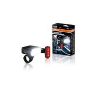 OSRAM LEDsBIKE Explorer X 1000 Juego de Luces Recargables para Bicicleta (Delantera y Trasera), para Uso Todoterreno, con luz de Freno, Tres Modos de iluminación y luz Intermitente, 1000 lúmenes