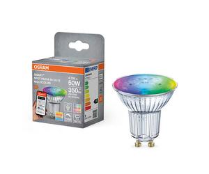 Osram Ledvance GU10 inteligente LED | PAR16 | Transparente | RGB+2700-6500K | Wi-Fi | 4,7 W
