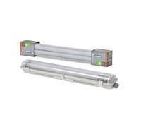 OSRAM SUBMARINE® NATURE LOOP Luminaria para ambientes húmedos con tubo LED, blanco, 14W, 1600lm, blanco frío, resistente al polvo y a chorros de agua, 40.000 horas, sensor de luz y movimiento
