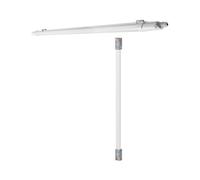 OSRAM Luminaria para zonas húmedas Submarine Slim 1,2M, 18 W, 4000 K, IP65, 1600 lm, color blanco, carcasa de policarbonato, longitud 1245 mm, para sótanos y talleres