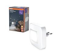 OSRAM Lunetta luz nocturna con función inclinación, sensor día/noche y adhesivos luminosos, blanco, plástico (PC), IP20, para habitación infantil
