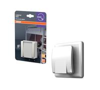 OSRAM LUNETTA Slim Night Light Blanco 3000K LED 3 lm 0,3 W con sensor día/noche, IP20, salida de luz indirecta, montaje en portalámparas