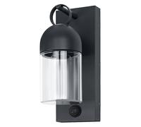 OSRAM Luz de pared ENDURA CLASSIC Cowbell, sensor PIR, diseño de campana, versión E27, IP65, aluminio fundido a presión antracita