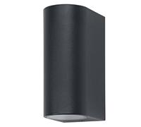OSRAM Luz de Pared ENDURA CLASSIC Tube Up-Down, forma de tubo minimalista, versión GU10, IP54, nylon de fibra de carbono antracita