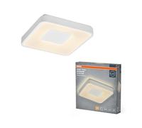 OSRAM Luz de techo LED ORBIS Piana 380mm, 24W, 3000K blanco cálido, Click-DIM, Blanca, Metal, IP20