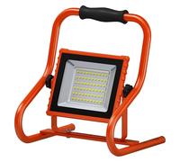 OSRAM luz de trabajo a batería R-Stand 20W 4000K naranja con carcasa de aluminio, protección IP44, para renovación, sótano y garajes