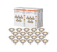 OSRAM Luz empotrada de techo níquel cepillado, blanco cálido | Spot Essential, Spot lights and ceiling spots, Azul| gris, 80 mm dia, 25000 h, Paquete de 4
