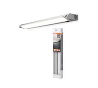 OSRAM Luz LED bajo armario con función de inclinación 357mm, plateada, aluminio, 830 blanco cálido, protección IP20, para iluminación de estanterías y unidades