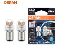 OSRAM-Luz LED de freno para coche, lámpara de parada de posición de coche roja, LEDriving SL Advance, bombillas de estacionamiento, P21/5W, S25 1157 BAY15d, 9457R