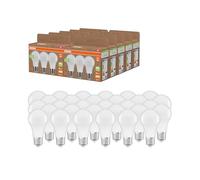 OSRAM NATURE LOOP - lámparas LED especialmente sostenibles hechas de plástico reciclado, paquete de 30 bombillas, reemplaza bombillas incandescentes tradicionales de 60W, E27, blanco cálido