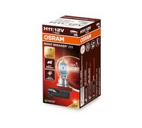 OSRAM NIGHT BREAKER 220, H11, 220% más brillo, lámpara de faro halógeno, 64211NB220, Caja plegable (1 lámpara
