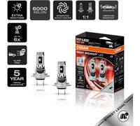 Osram Lámparas LED H7 Night Breaker Speed - Homologadas 6000K 1550 lm 16W 12V - Duopack
