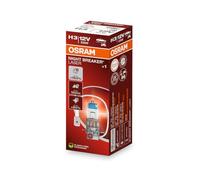 OSRAM NIGHT BREAKER LASER H3, +150% más de luz, lámpara halógena para faros, 64151NL, coche de 12 V, caja plegable (1 lámpara)