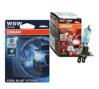 OSRAM NIGHT BREAKER LASER H7 +130% W5W COOL BLUE INTENSE SET Bombilla Lámpara