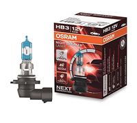 OSRAM NIGHT BREAKER LASER HB3, +150% más de luz, lámpara halógena para faros, 9005NL, coche de 12 V, caja plegable (1 lámpara)